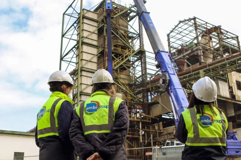 Desmantelamento de Estruturas e Equipamentos – Antiga Fábrica de Nitratos e Torre de Prilling